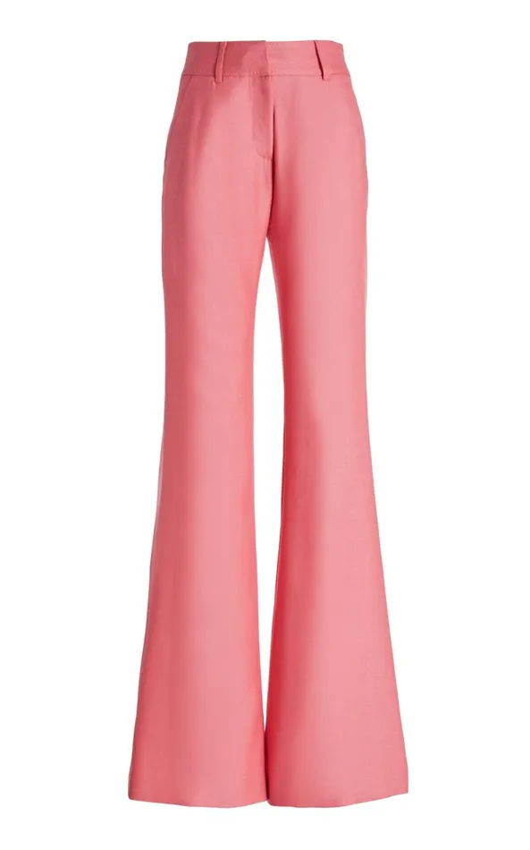 Gabriela Hearst Pants Women Rhein Pant In Watermelon Silk Virgin Wool