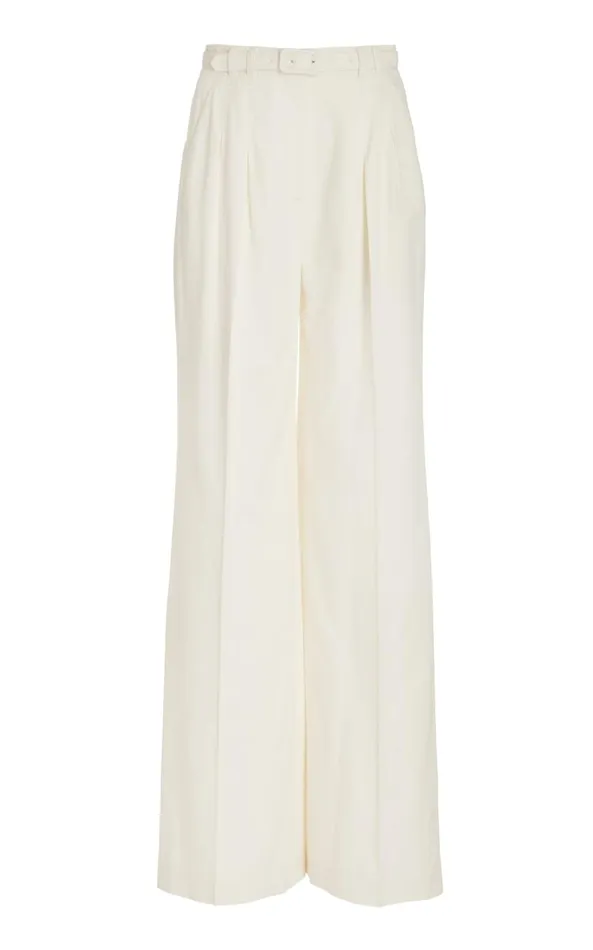 Gabriela Hearst Pants Women Vargas Pant In Ivory Washed Silk