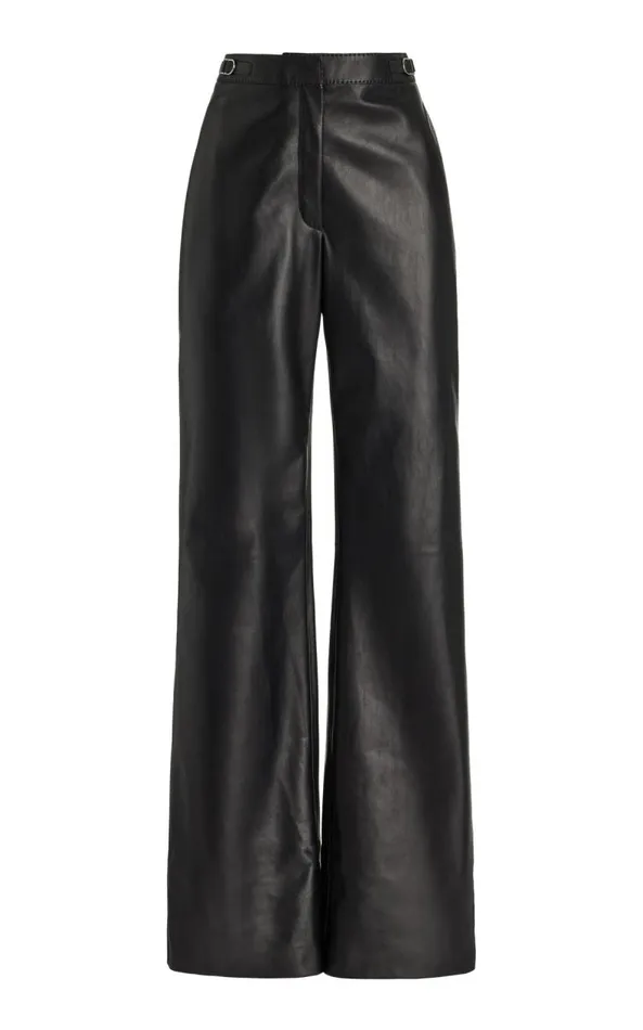 Gabriela Hearst Pants Women Vesta Pant In Black Nappa Leather