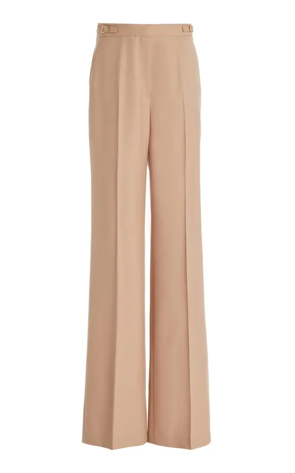 Gabriela Hearst Pants Women Vesta Pant In Camel Virgin Wool Twill