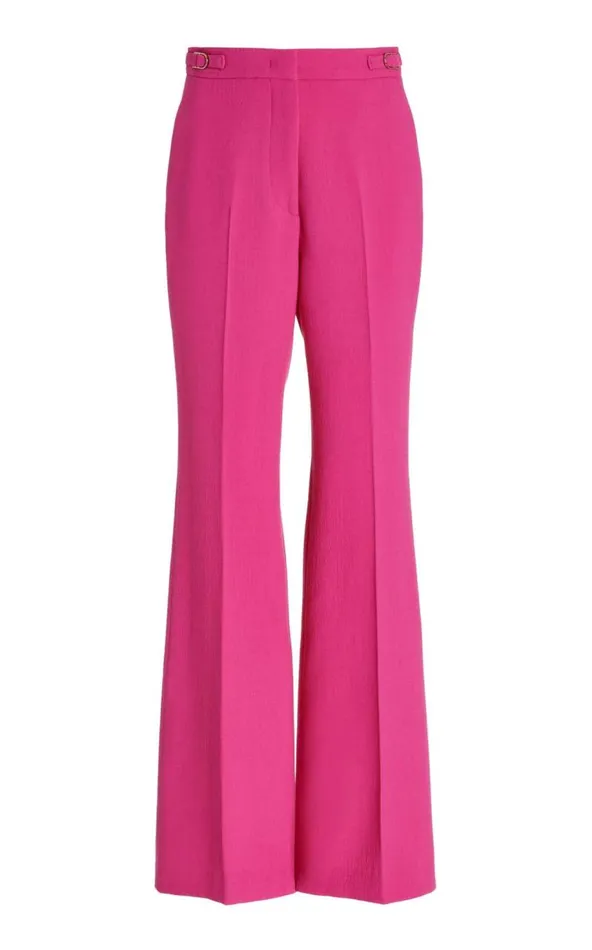 Gabriela Hearst Pants Women Vesta Pant In Fuchsia Virgin Wool Crepe