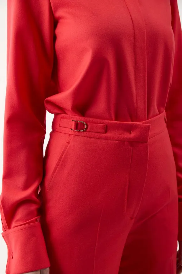 Gabriela Hearst Pants Women Vesta Pant In Red Topaz Superfine Wool