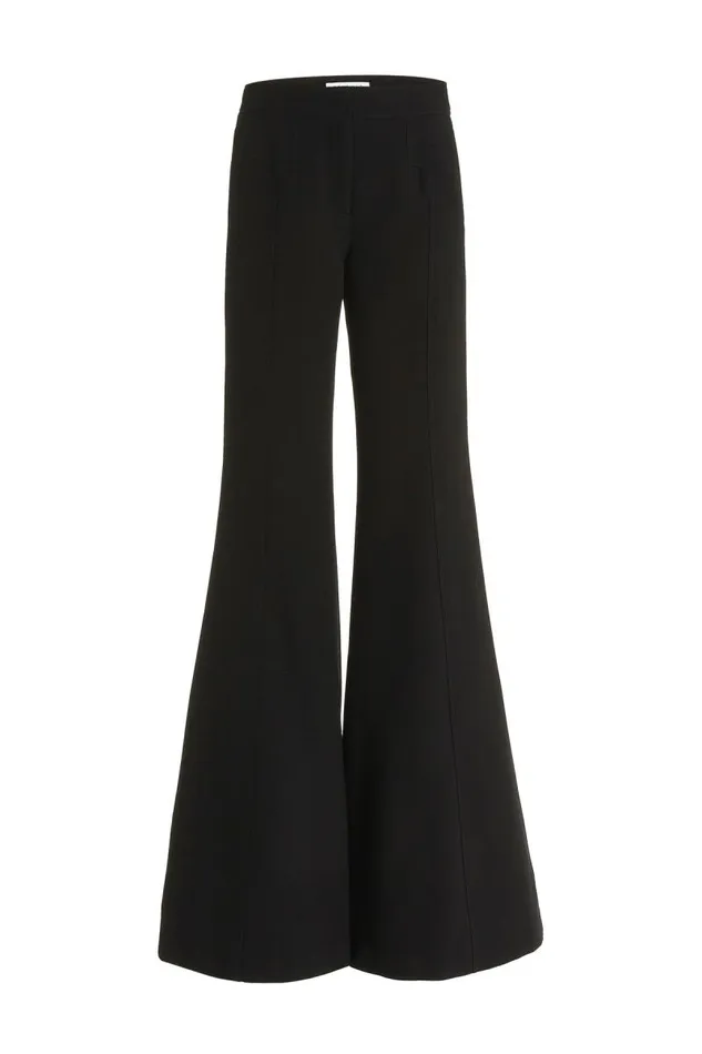Gabriela Hearst Pants Women Vita Pant In Black DoubleFace Wool Crepe