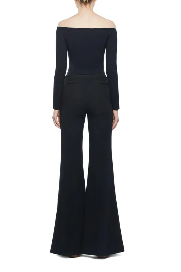 Gabriela Hearst Pants Women Vita Pant In Black DoubleFace Wool Crepe