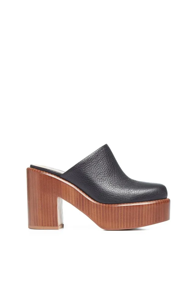 Gabriela Hearst Platforms Women Anactoria Mule In Black Leather