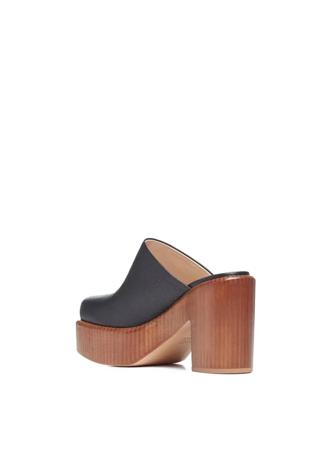 Gabriela Hearst Platforms Women Anactoria Mule In Black Leather