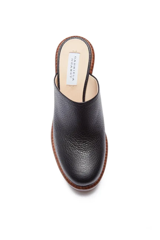Gabriela Hearst Platforms Women Anactoria Mule In Black Leather