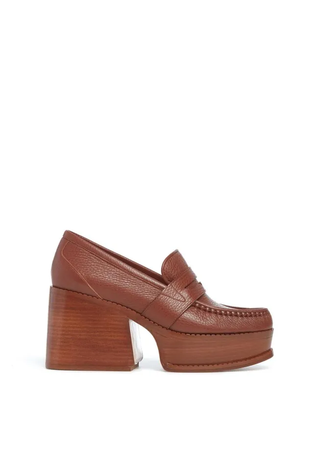 Gabriela Hearst Platforms Women Augusta Platform Loafer In Cognac Leather