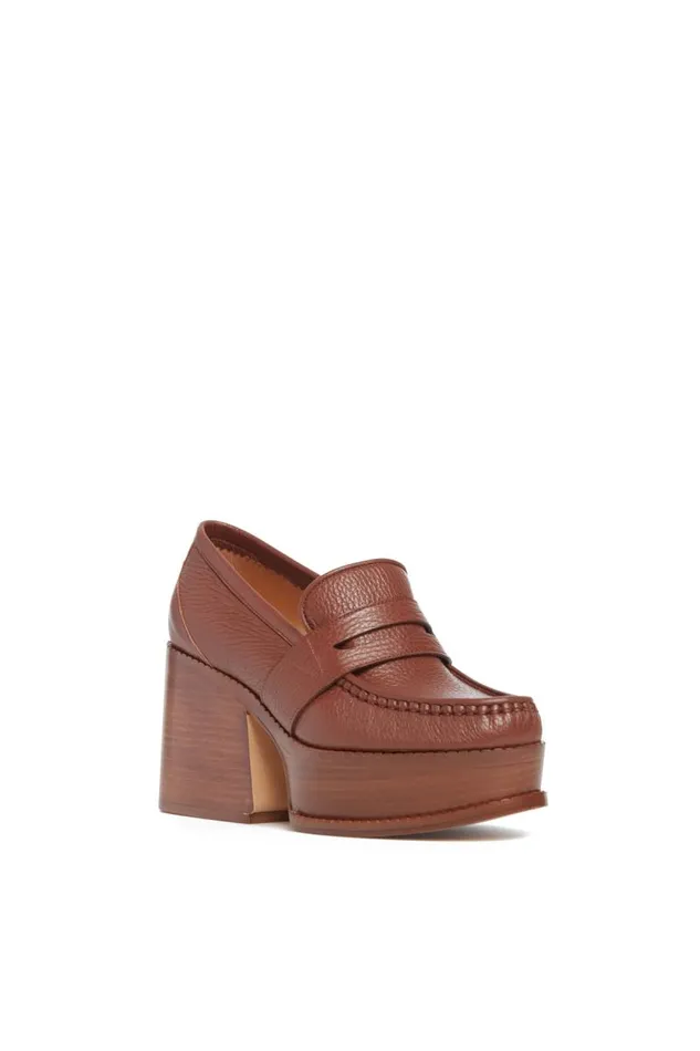 Gabriela Hearst Platforms Women Augusta Platform Loafer In Cognac Leather