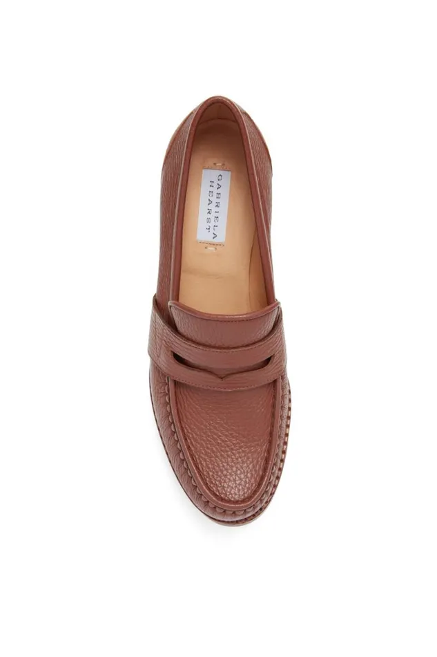 Gabriela Hearst Platforms Women Augusta Platform Loafer In Cognac Leather