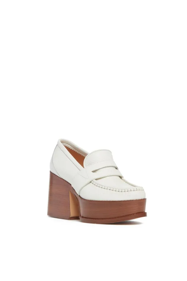 Gabriela Hearst Platforms Women Augusta Platform Loafer In Cream Leather