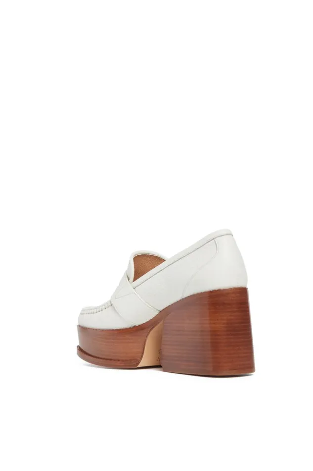 Gabriela Hearst Platforms Women Augusta Platform Loafer In Cream Leather