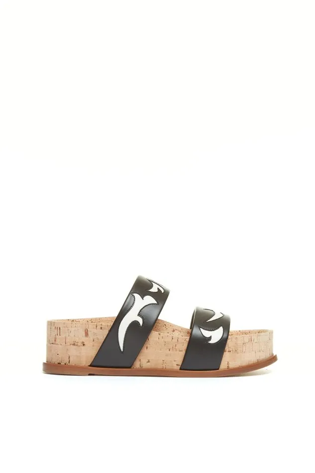 Gabriela Hearst Platforms Women Flame Striker Sandal In Black Leather