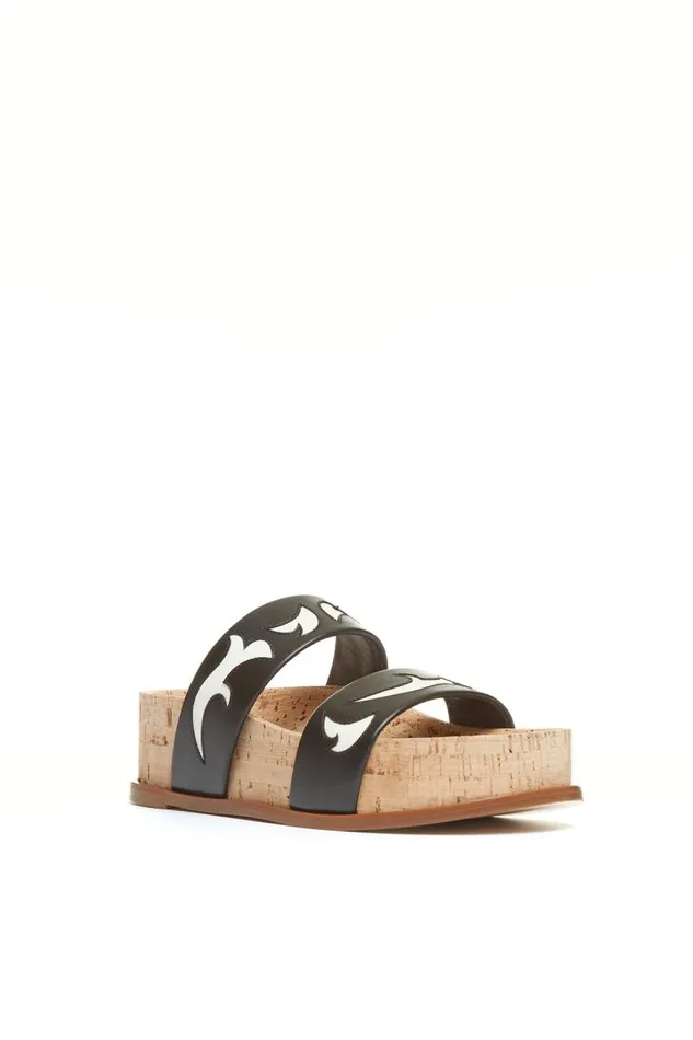 Gabriela Hearst Platforms Women Flame Striker Sandal In Black Leather