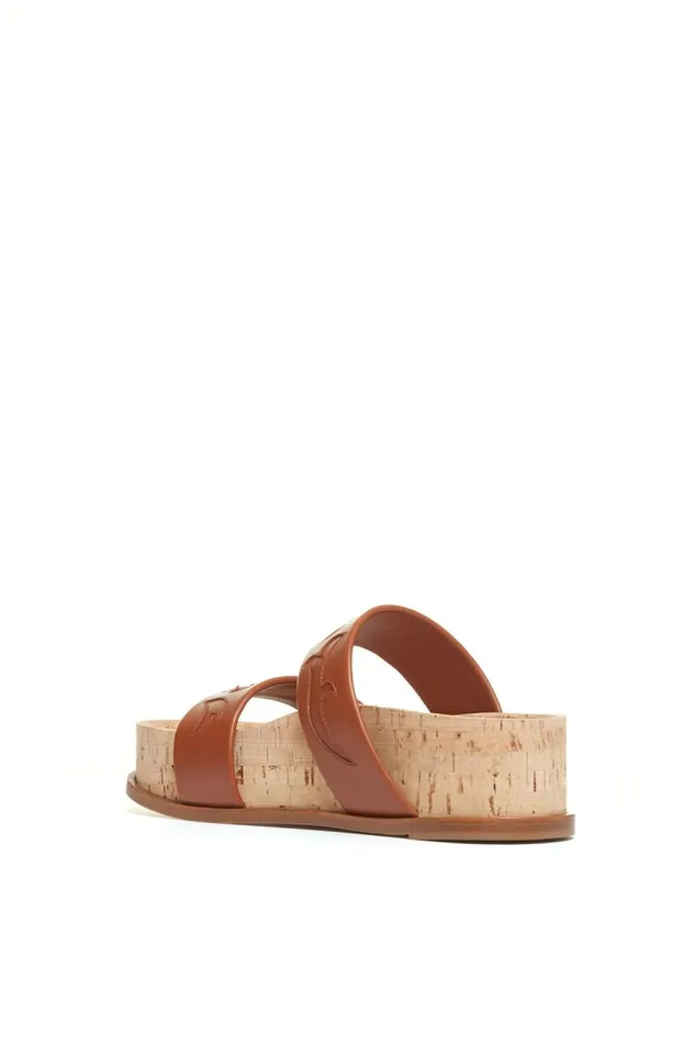 Gabriela Hearst Platforms Women Flame Striker Sandal In Cognac Leather