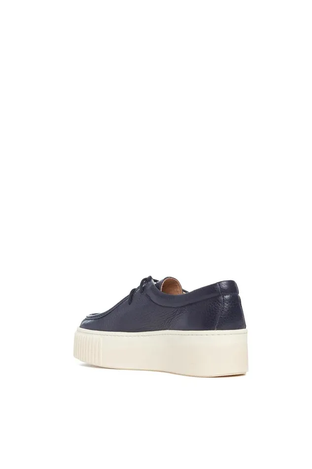 Gabriela Hearst Platforms Women Fontaina Platform Sneaker In Dark Navy Leather