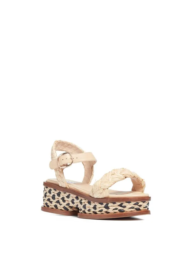 Gabriela Hearst Platforms Women Michael Platform Sandal In Cream Raffia