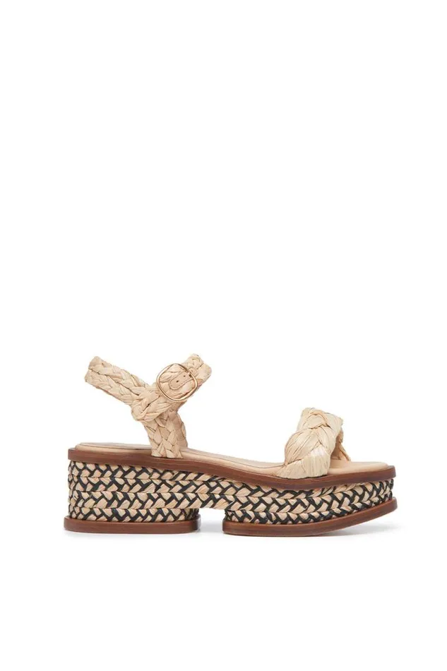 Gabriela Hearst Platforms Women Michael Platform Sandal In Natural Raffia