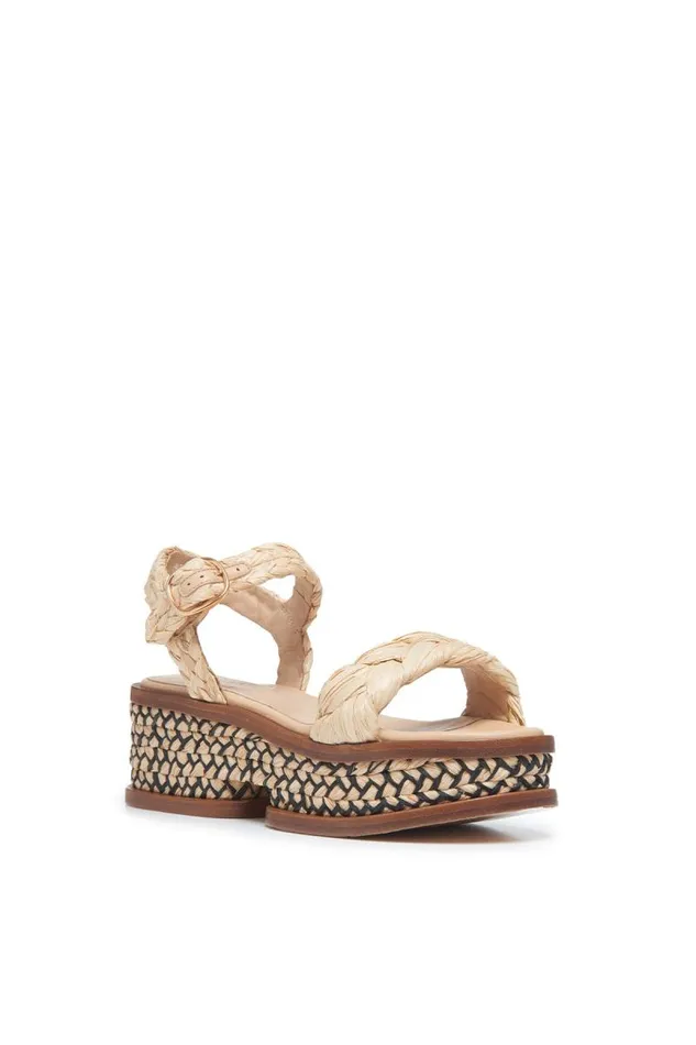 Gabriela Hearst Platforms Women Michael Platform Sandal In Natural Raffia