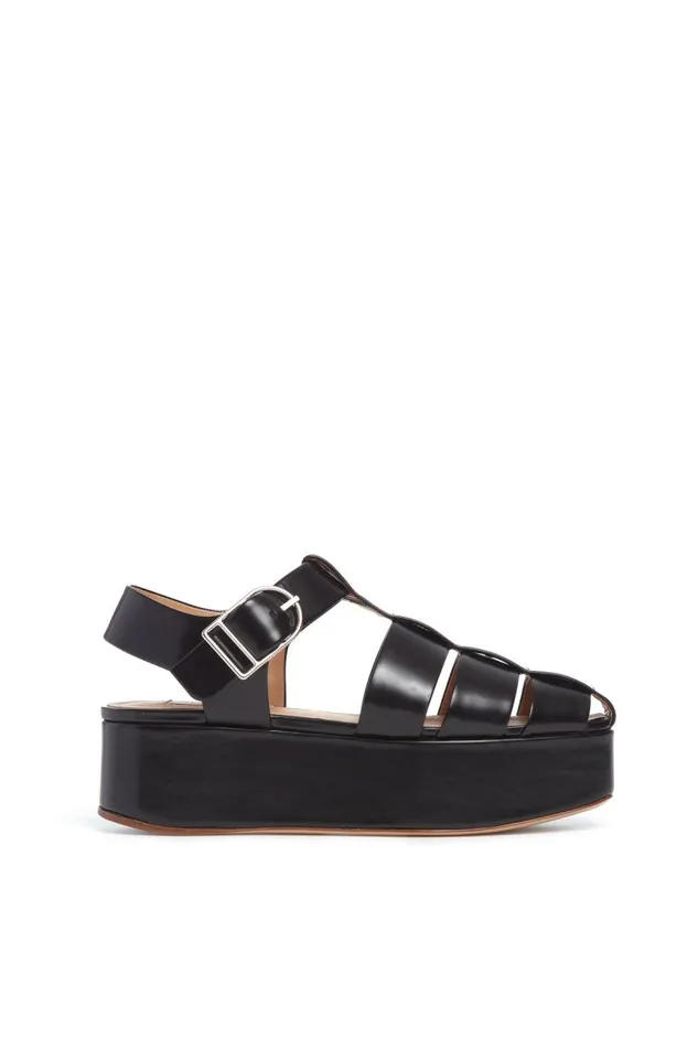 Gabriela Hearst Platforms Women Mila Plateau Sandal In Black Leather