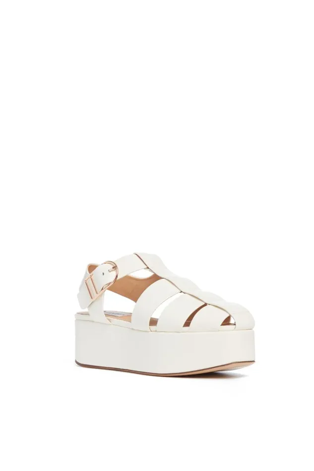 Gabriela Hearst Platforms Women Mila Plateau Sandal In Cream Leather