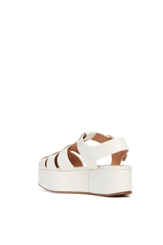 Gabriela Hearst Platforms Women Mila Plateau Sandal In Cream Leather