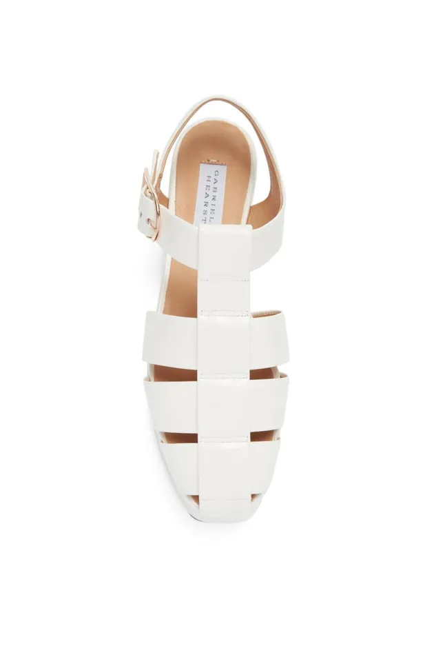 Gabriela Hearst Platforms Women Mila Plateau Sandal In Cream Leather