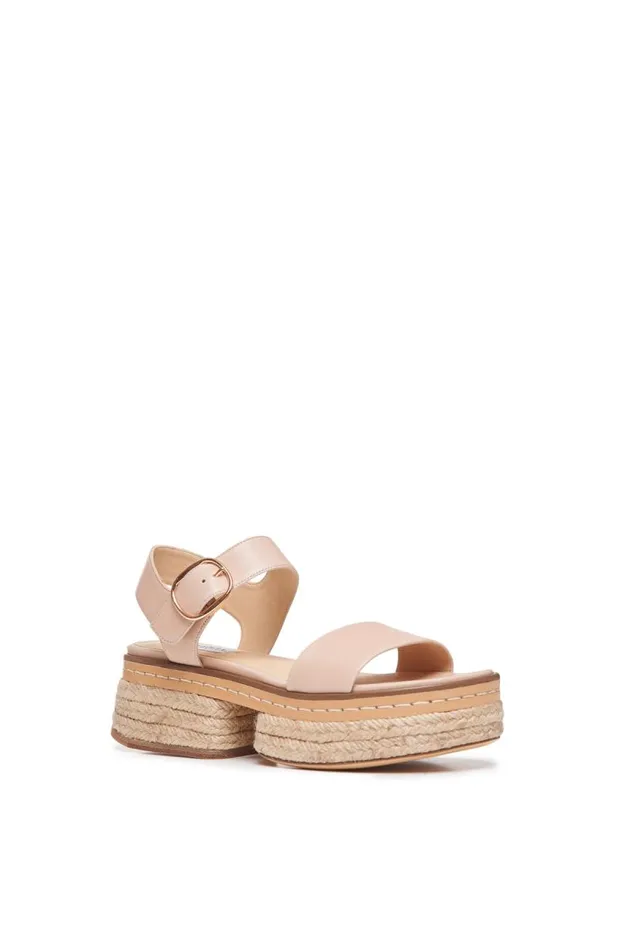 Gabriela Hearst Platforms Women Ryka Braided Sandal In Blush Leather