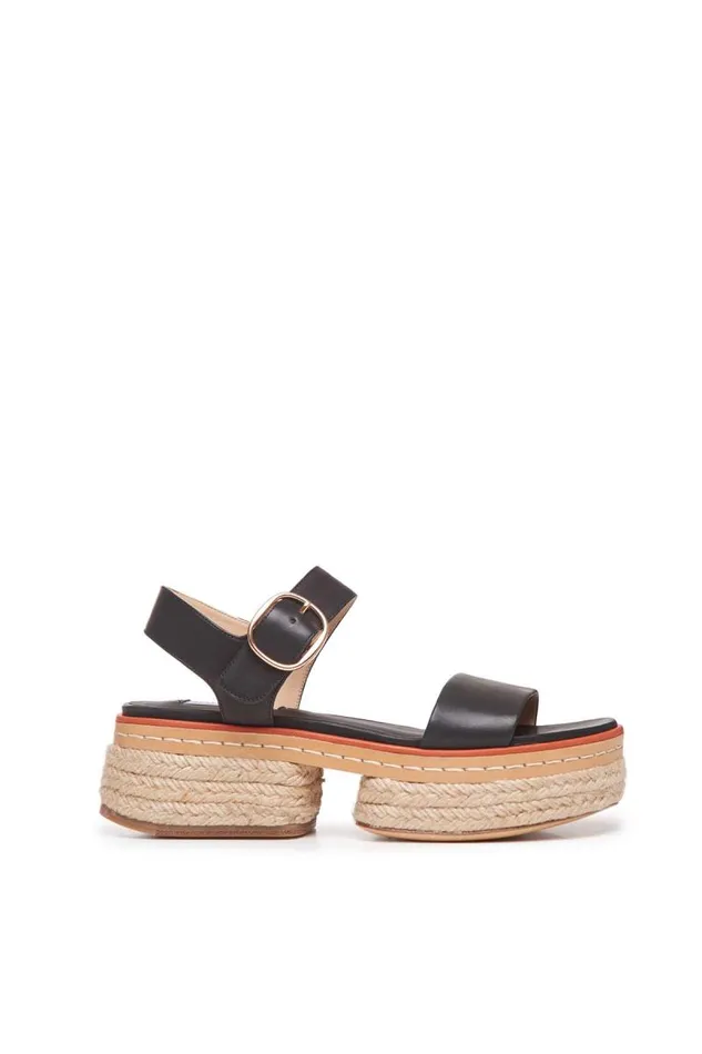 Gabriela Hearst Platforms Women Ryka Platform Sandal In Black Leather