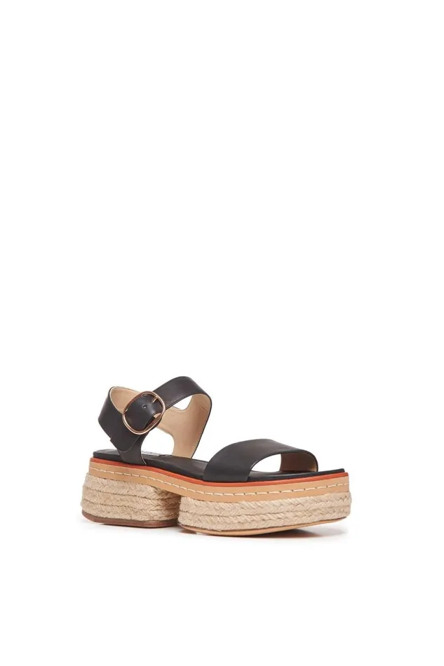 Gabriela Hearst Platforms Women Ryka Platform Sandal In Black Leather