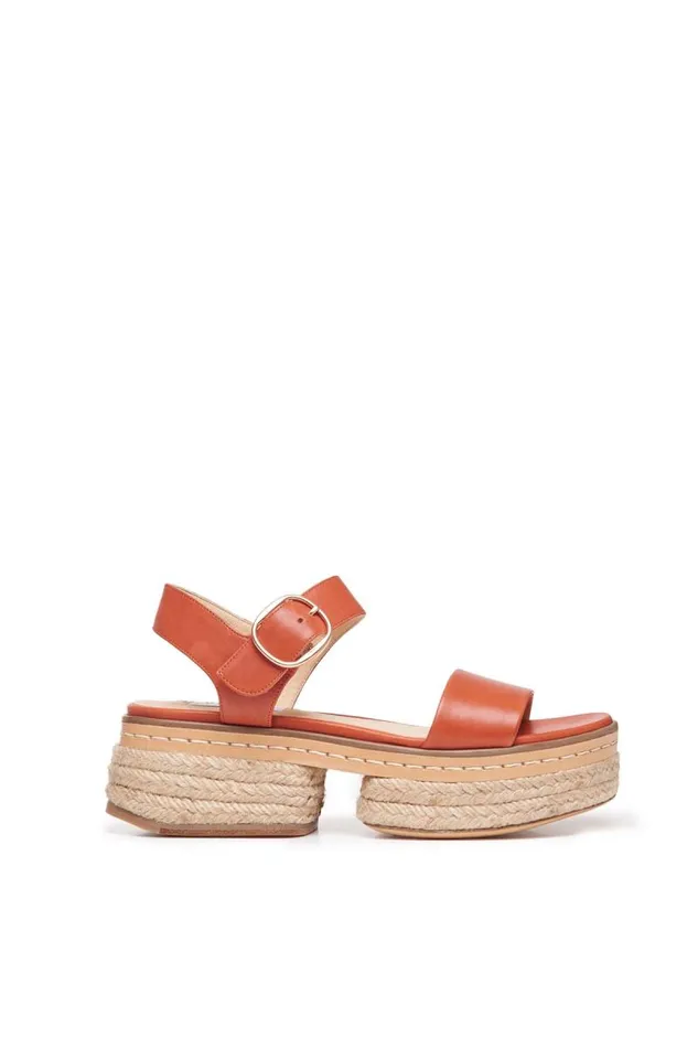 Gabriela Hearst Platforms Women Ryka Platform Sandal In Henna Leather