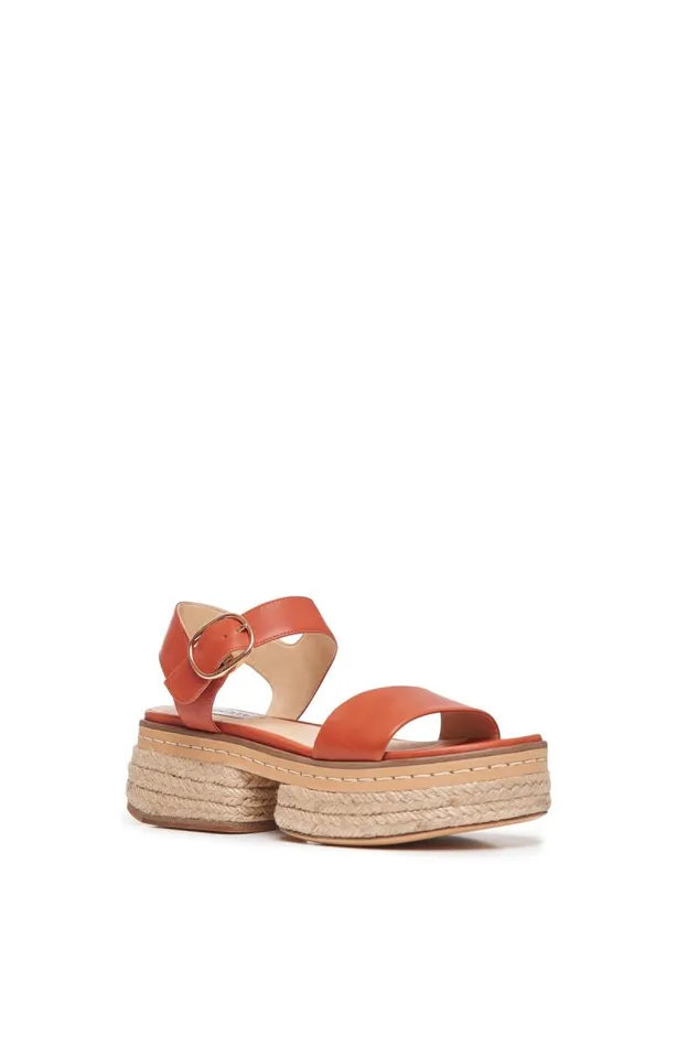 Gabriela Hearst Platforms Women Ryka Platform Sandal In Henna Leather