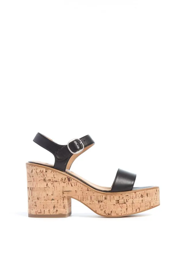 Gabriela Hearst Platforms Women Sardis Platform Sandal In Black Nappa Leather