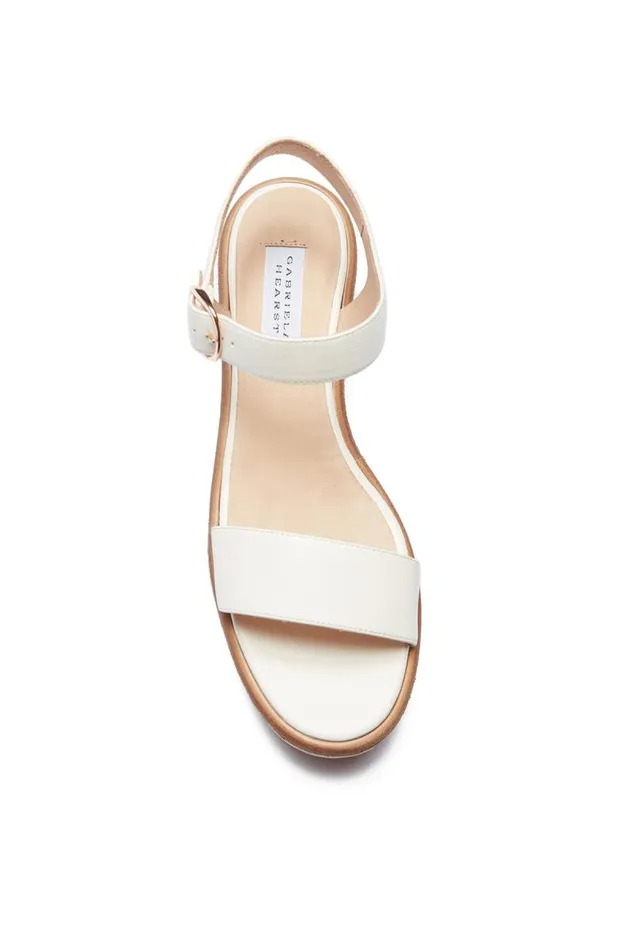 Gabriela Hearst Platforms Women Sardis Platform Sandal In Cream Leather