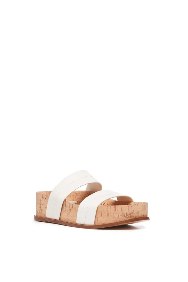 Gabriela Hearst Platforms Women Strike Platform Sandal In Cream Leather