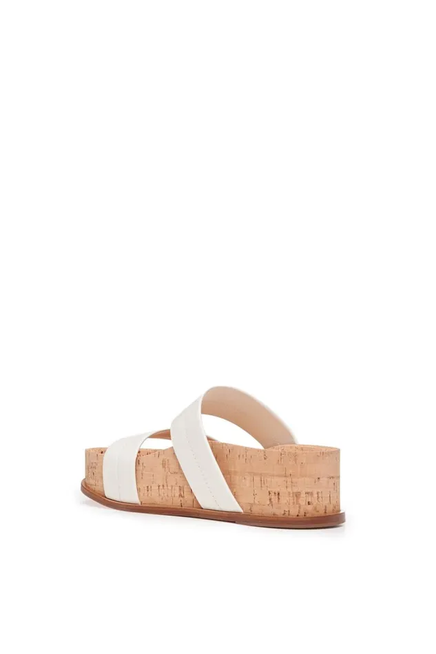 Gabriela Hearst Platforms Women Strike Platform Sandal In Cream Leather