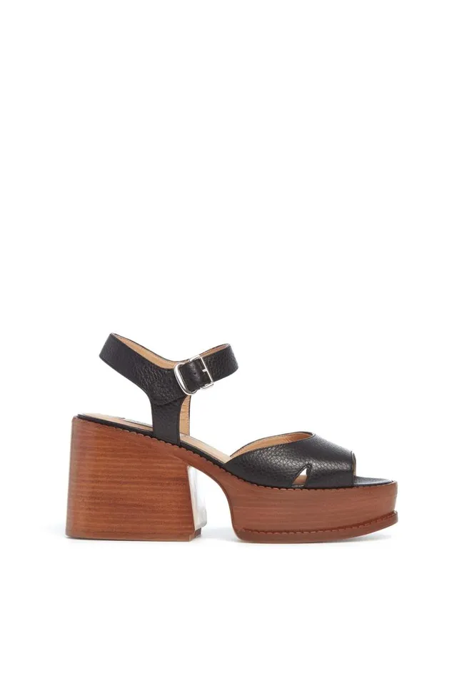 Gabriela Hearst Platforms Women Zuri Platform Sandal In Black Leather