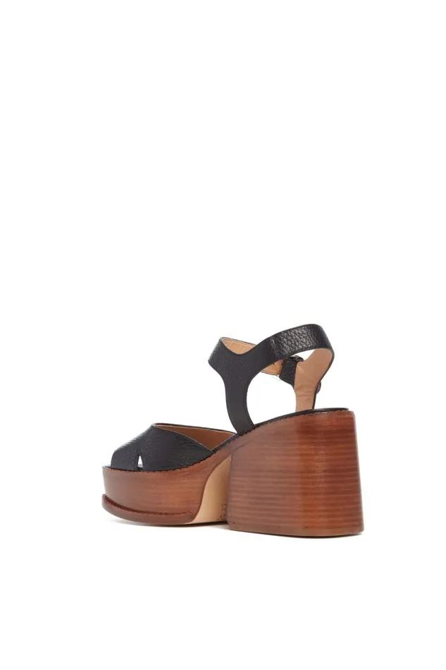 Gabriela Hearst Platforms Women Zuri Platform Sandal In Black Leather