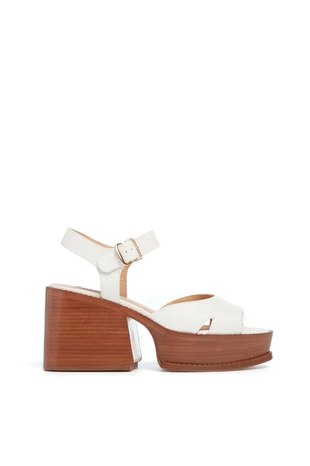 Gabriela Hearst Platforms Women Zuri Platform Sandal In Cream Leather