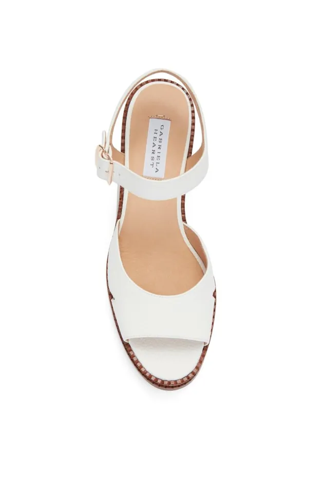 Gabriela Hearst Platforms Women Zuri Platform Sandal In Cream Leather