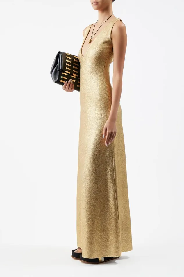 Gabriela Hearst Pouches and Clutches WomenMen Phoebe Foldover Bag In Black Nappa Leather With Rose Gold Hardware