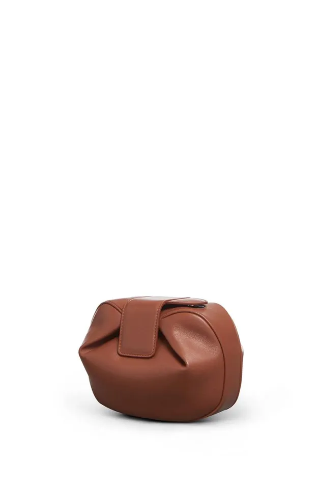 Gabriela Hearst Pouches and Clutches WomenMen Soft Demi Clutch Bag In Cognac Nappa Leather Gabriela Hearst Pouches and Clutches WomenMen Soft Demi Clutch Bag In Cognac Nappa Leather
