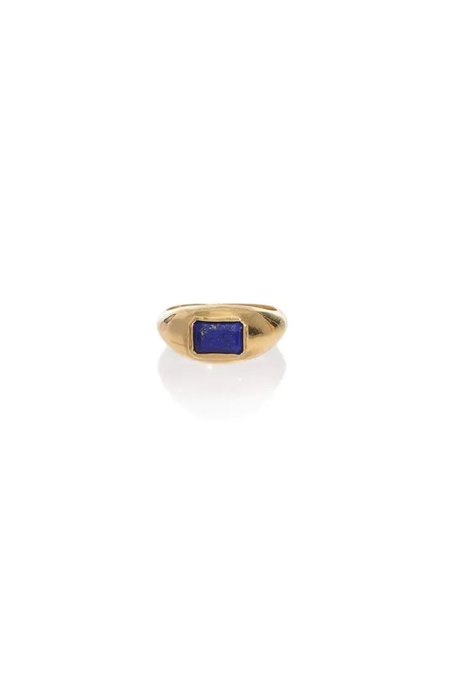Gabriela Hearst Rings Women Small Ring In 18K Gold and Lapis Stone