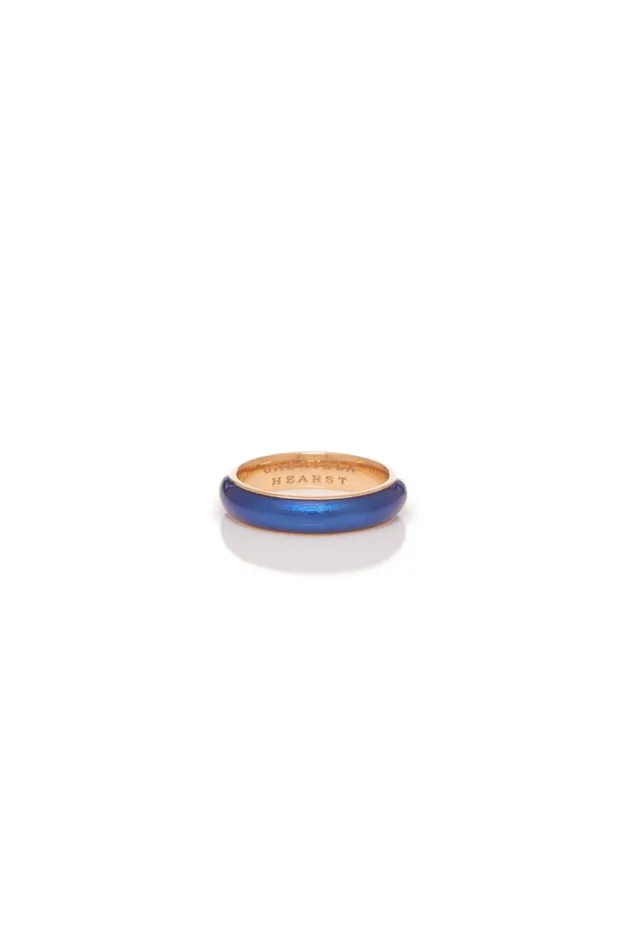 Gabriela Hearst Rings Women Vitreous Blue Enamel and 18K Gold Ring