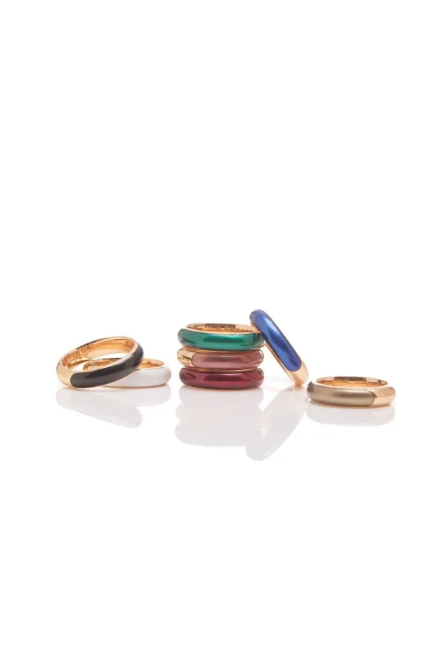 Gabriela Hearst Rings Women Vitreous Red Enamel and 18K Gold Ring
