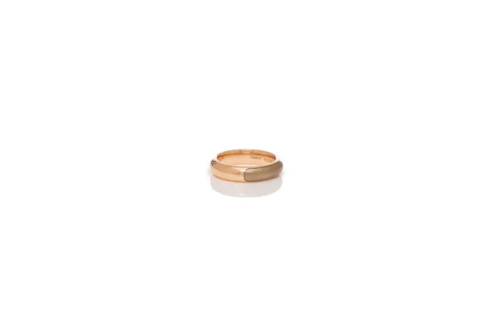 Gabriela Hearst Rings Women Vitreous Yellow Enamel and 18K Gold Ring