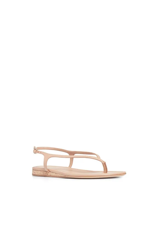 Gabriela Hearst Sandals Women Gia Flat Sandal In Dark Camel Leather