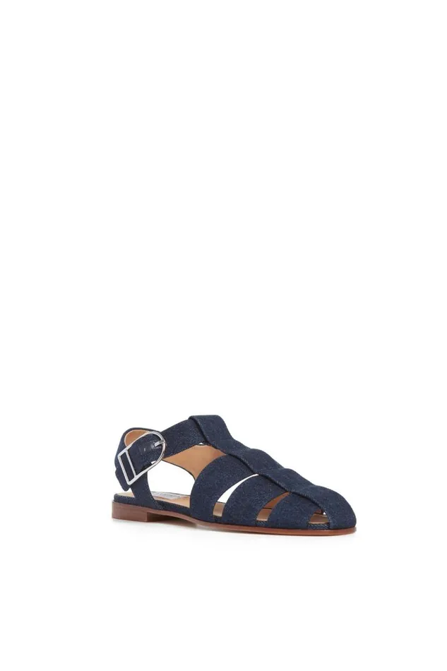 Gabriela Hearst Sandals Women Lynn Flat Sandal In Denim