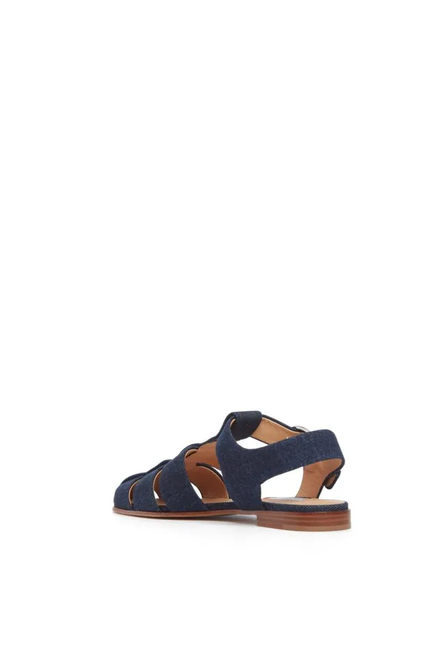 Gabriela Hearst Sandals Women Lynn Flat Sandal In Denim