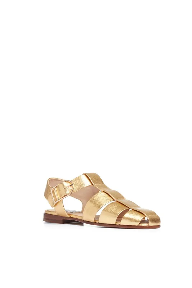 Gabriela Hearst Sandals Women Metallic Lynn Sandal